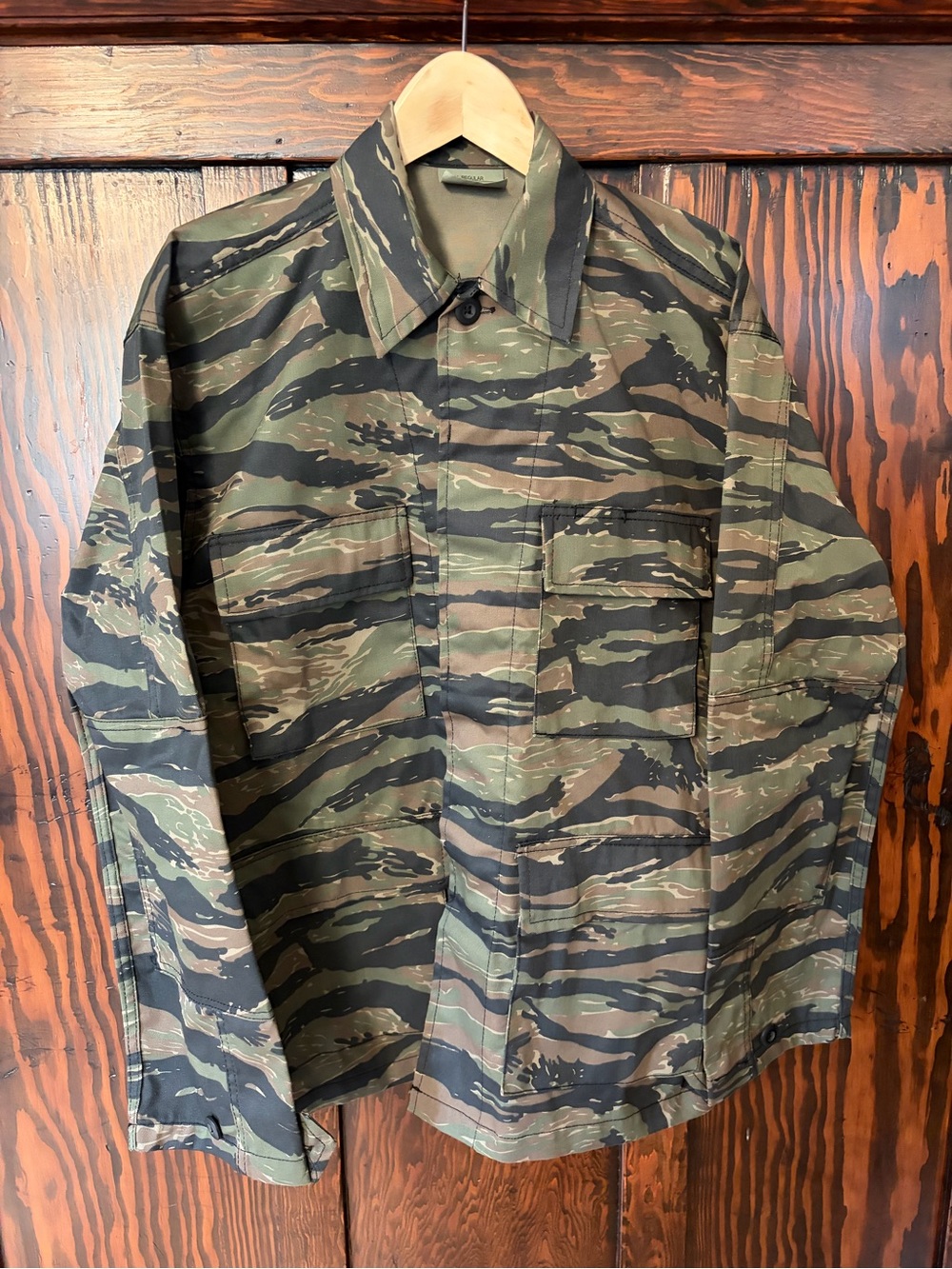 Tiger Stripe Camouflage Field Jacket - Green